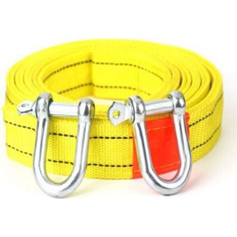 Sangle de remorquage haute résistance de 5 m, corde de treuil pour dépannage et remorquage (1/5)