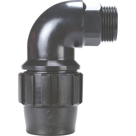 Codo Rosca Macho Fitting Polietileno Crearplast Medidas Accesorios Fontanería: 75-2'' 1/2