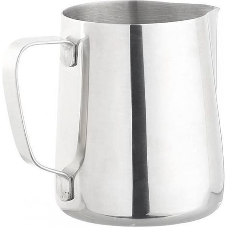 Pot à lait gradué - Acier inoxydable - 580 ml - Blanc - Anti-goutte - Lave-vaisselle (1/2)
