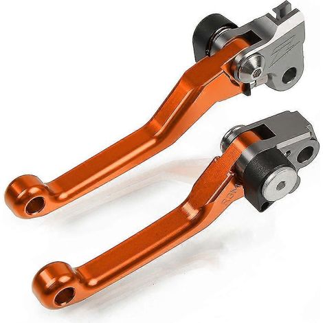 Leviers de frein et d'embrayage pivotants en aluminium CNC pour moto tout-terrain, pit bike et motocross Yamaha YZ85 (2015-2019) (1/5)