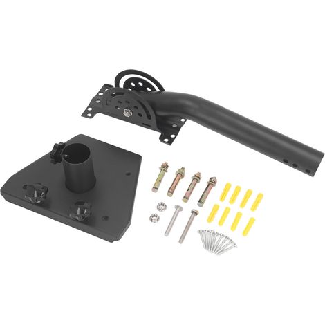 Pour adaptateur de plat V3, Kit de montage sur poteau en acier robuste, rotatif à 360 degrés, mur de toit (1/5)
