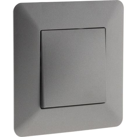 Zenitech – Bouton d'arrêt d'urgence composable – 230V – Bornes automatiques – Plaque clipsable – Commande éclairage, sonnette, minuterie