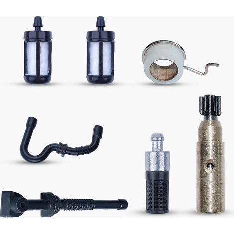 Pompe à Huile de Tronçonneuse Kit pour Stihl 017 018 MS180 MS170 MS 170 MS 250 avec Turbine Tuyau de Carburant Tuyau d'Huile Filtre à l'Huile Filtre à Carburant (1/5)