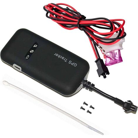 Traceur GPS, dispositif de localisation en temps réel, fonction d'alarme antivol, design de suivi compact, outil de sécurité du véhicule pour voiture, moto, remorque, voyage, camion, zones scol (1/5)