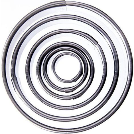 Emporte-pieces Ronds - Acier Inoxydable - Diametres 1 3 cm a 5 2 cm - 5 Tailles (1/2)