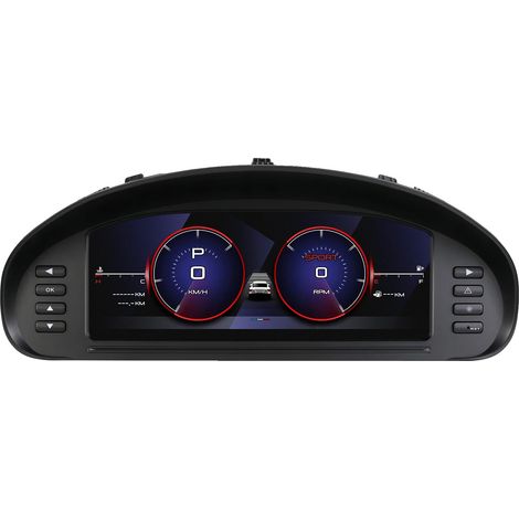 Panel de instrumentos digital, pantalla HD de 10,25 pulgadas, compatible con Peugeot 407 407SW 2004-2010, grupo (1/2)