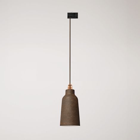 Creative Cables - Lampada a sospensione con paralume Bottiglia e adattatore binari -lampadina non inclusa (1/5)