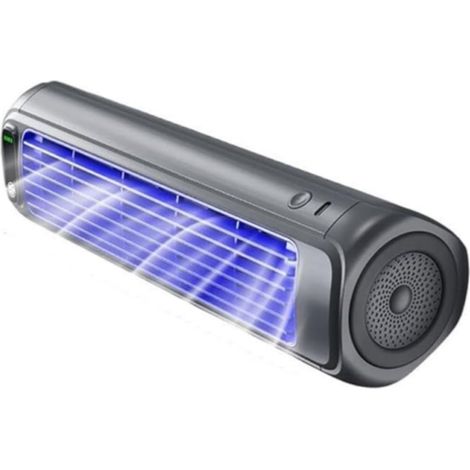 Refroidisseur d'air portable sans pales Refroidisseur personnel 3 vitesses 100 CFM – Silencieux (45 dB), sans fenêtre, rafraîchit jusqu'à 15 m² pour chambre et bureau (Bleu) (1/5)