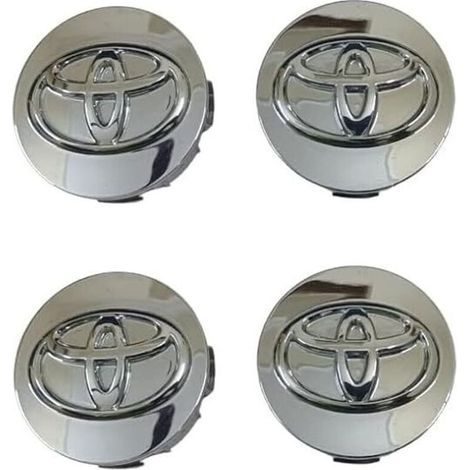 enjoliveurs, enjoliveurs de jantes en alliage, enjoliveurs de roue de rechange en plastique pour Corolla Camry Yaris Reiz Vios (62 mm)