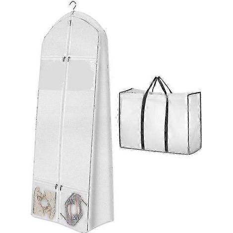 70-Zoll-tragbare Hochzeitstasche mit Tragetasche für die Braut und 8-Zoll-gefütterter Hochzeitstasche (1/5)