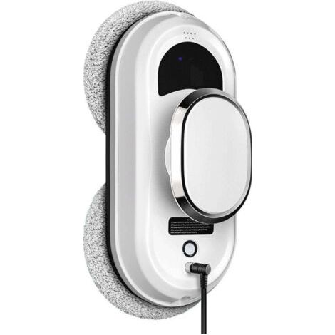 QORVA-Robot nettoyeur de vitres électrique, robot nettoyeur de vitres intelligent avec aspiration puissante de 5600 Pa, nettoyeur de vitres télécommandé (1/5)