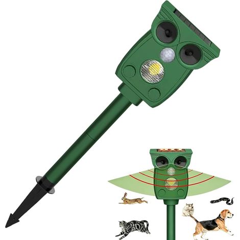 Vogelabwehr in Eulenform Ultraschall