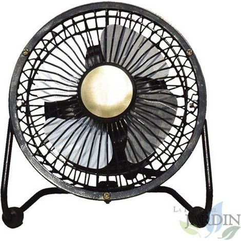 Mini Ventilador Sobremesa Silencioso 15W 10cm - Ventilador pequeño y práctico para espacios reducidos