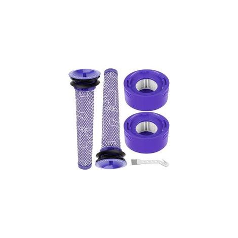 Accessoires Dyson V7, V8 – 2 Filtres Avant + 2 Filtres Arrière + Petite Brosse (1/5)