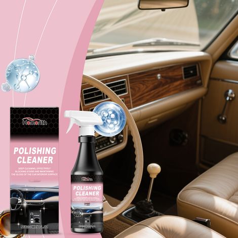 Spray de polissage pour intérieur de voiture, nettoyant et rénovateur pour cuir – 237 ml (1/5)