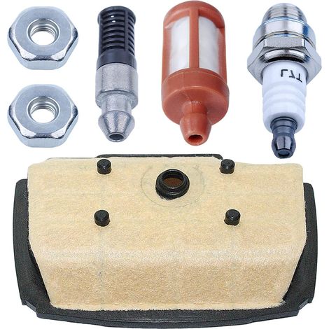 Tune Up Air Filter Bar Nut Spark Plug Kit For Stihl MS201T MS201 11451401900 , Air Filter Cleaner , Fuel Filter , Bar Nut , Oil Filter , Spark Plug. (1/5)