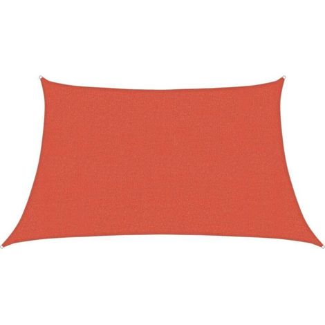 Sunshade Sail 160 g/m² Terracotta 3/4x2 m HDPE (1/5)