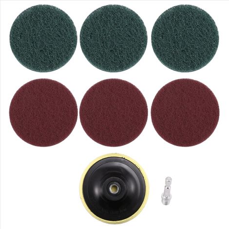 Kit de limpieza que incluye un cepillo para taladro eléctrico de 10 cm, estropajos para azulejos y una máquina de limpieza.