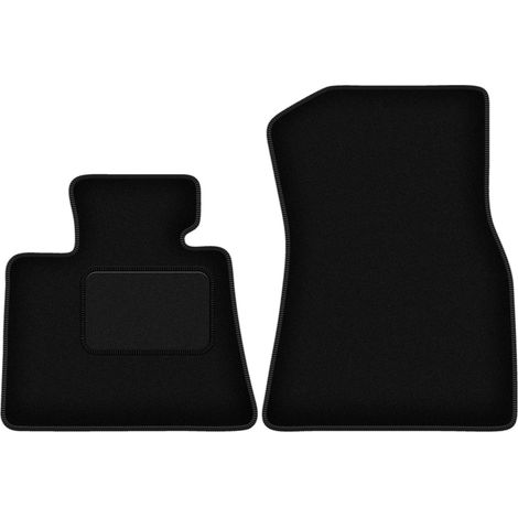 Alfombrillas delanteras para BMW X7 G07 de 7 plazas (2019-2022), color negro. (1/5)