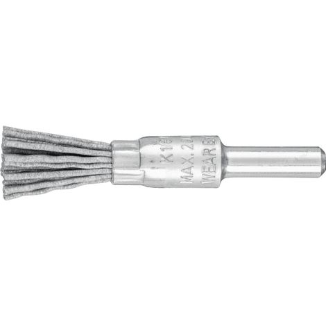 PFERD TOOLS Pinselbürste ungezopft PBU Ø10mm Schaft-Ø6 mm SiC-Filament-Ø0,90 Korn 180