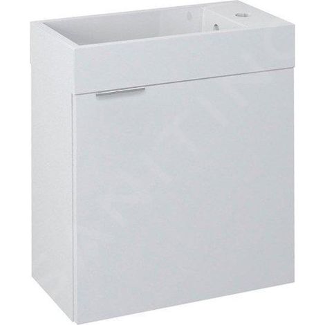 Sapho Latus - Meuble lavabo 50x50x25 cm, blanc LT410-3030 (1/2)