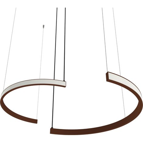 HALF LAMPARA DE TECHO LINEAL X2 MONOCOLOR MATE (1/2)