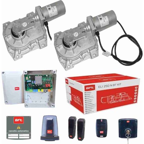 BFT – Kit de motorisation de portail 230 V – Opérateurs électromécaniques pour portails jusqu'à 4 m – 2611889 - R930149