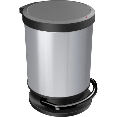 Collecteur de déchets Tretabfallsammler PASO 20l B302xH432mm Ku.silber (1/5)