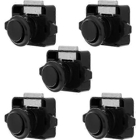 Lot de 5 loquets à bouton-poussoir pour porte de placard, caravane, camping-car, etc. fg2025031700081 (1/3)