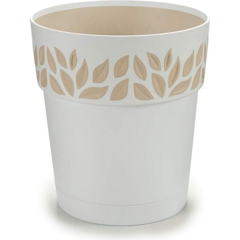 Cache-pot Blanc Plastique (29 x 29 x 29 cm) (1/2)