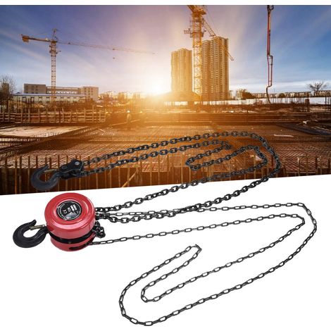 Palan à chaîne manuel de 5 tonnes avec chaîne 3M, disponible en vente exclusive dans nos entrepôts à l'étranger. (1/5)