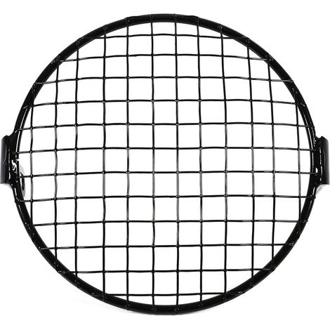 Masque de couverture de phare, lampe de masque de moto rétro de 6,3 pouces à montage latéral de gril largement utilisé pour la décoration de voiture d'homme (1/5)
