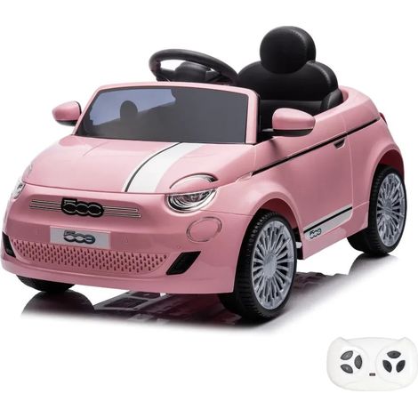 Fiat 500e 12V - Coche Eléctrico Infantil - 1 a 5 años - Rosa