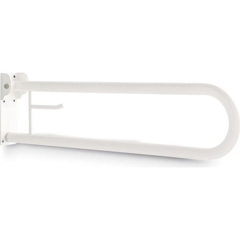 BELTRAN 2895 ASIDEROS Asidero Abatible Antideslizante Con Portarrollos Blanco - ref: 064-2895 (1/2)