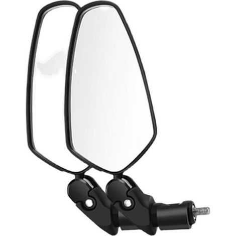 Espejo retrovisor para bicicleta de 2 piezas,giratorio 360°,para bicicletas eléctricas,apto para manillares de 18-22 mm (1/5)