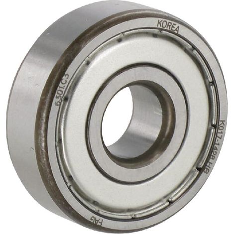Rodamiento de bolas de ranura profunda 12x37x12 mm INA/FAG 6301ZZC3 (1/2)