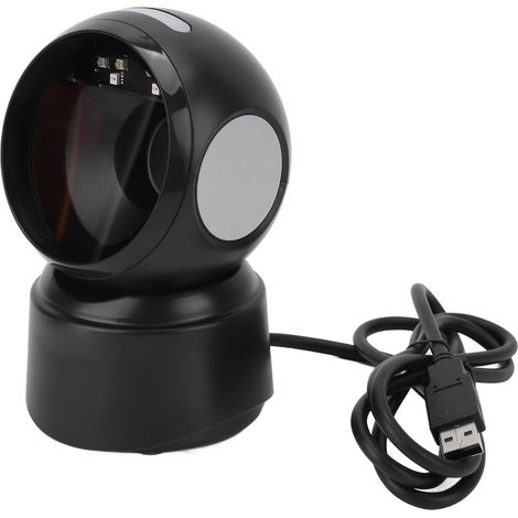 Lecteur de codes-barres 1D, 2D et QR, lecture USB, infrarouge automatique, détection d'écran, filaire, pour ordinateur portable