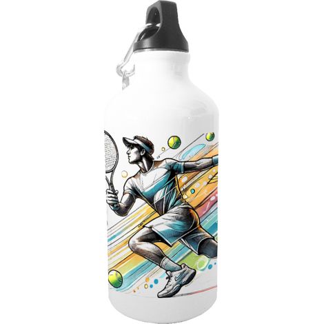 Gourde sport Tennis en aluminium 500 ml