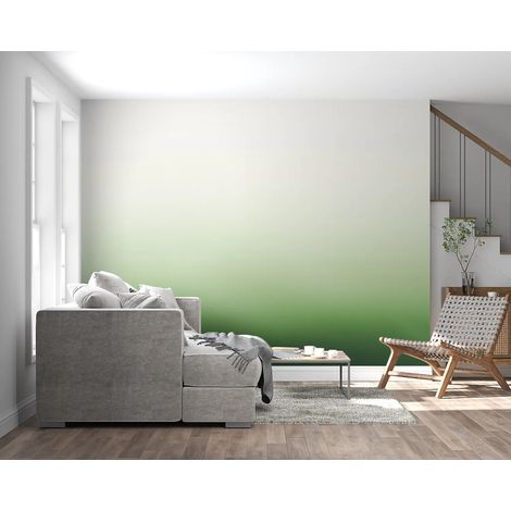 Papier Peint Art & Déco - Dégradé Naturel Vert - 150 x 250 cm (1/2)