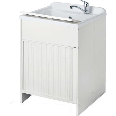 Mobile Lavatoio in PVC 60x60x85 cm Serranda e Asse Forlani Laundry Shutter (1/3)