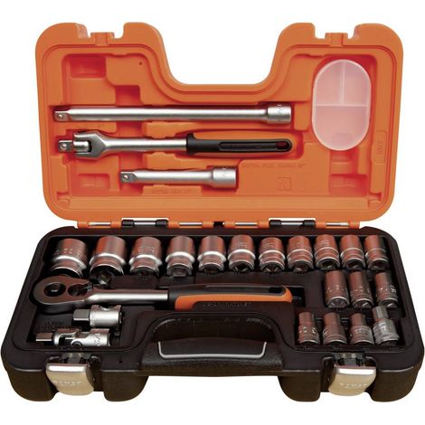 Set di bussole attacco quadro 1/2" BAHCO S240 (24 pezzi) (1/5)