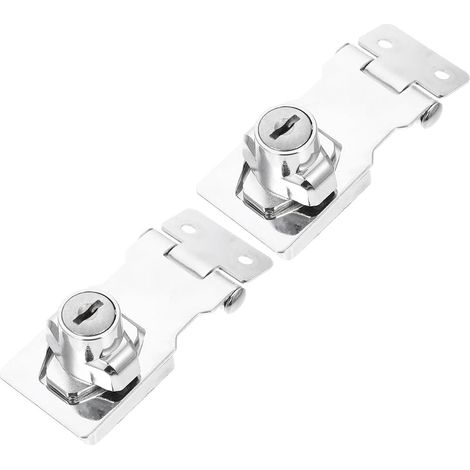 Ensemble de 2 verrous sécurité Balacoo en acier inoxydable pour