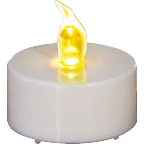 Bougie Led - 7,5 cm x 14 cm - Étanche - Avec Télécommande Et Minuterie - Pour Jardin, Mariage Et Événements - Crème - Lot De 1