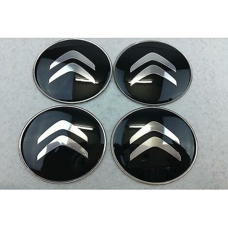 Modified Hub Sticker, 65mm Hub Cap Sticker, Hub Cap - Citroen (Pack of 4) (1/4)