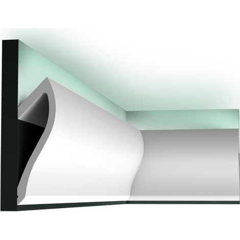Profilo per illuminazione indiretta - Orac Decor - L200xP5,8xH18,5cm - C371 (1/4)