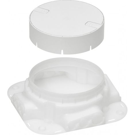 Boîte d'encastrement auto ajustable pour installation boîtes de sol IP66 dans sol béton hauteur de chape 65mm minimum (088069) (1/2)
