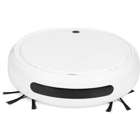 Ensemble aspirateur robot multifonctionnel intelligent à lumière ultraviolette pour la maison et le bureau (blanc) (1/5)