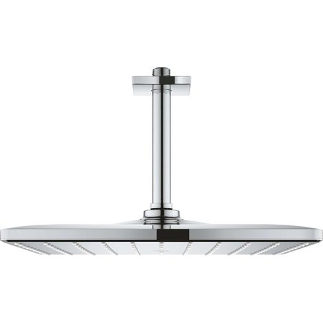 Grohe Rainshower Mono 310 Cube Set soffione doccia a soffitto altezza 142 mm, 1 getto Cromo, 26565000 (1/4)