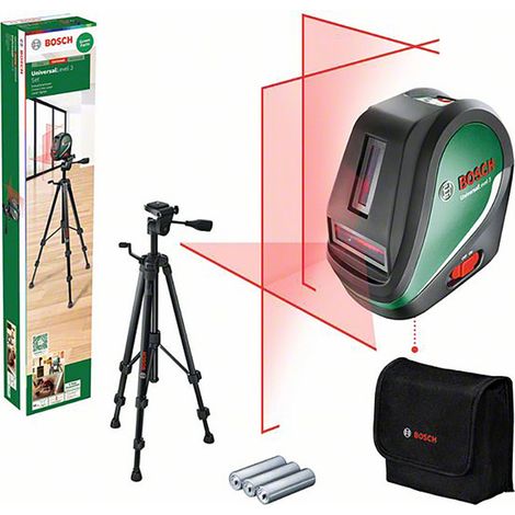 Bosch Home and Garden UniversalLevel 3 Set Kreuzlinienlaser   Reichweite (max.): 10 m (1/5)