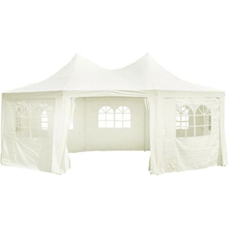  Garten Zeltover  Creme 6 x 4,5 x 3 m Stoff vidaXL